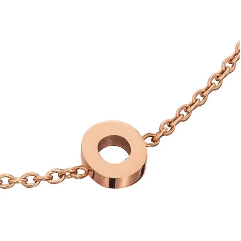 Initial Bracelet (Rose Gold)