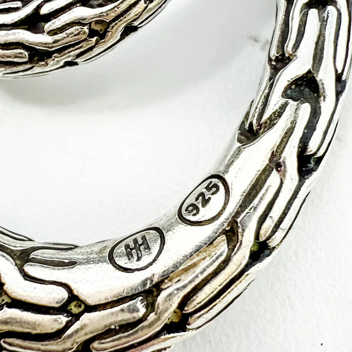 John Hardy Classic Chain Triple Hoop Earrings