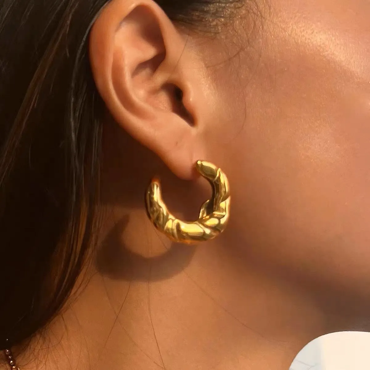just lil things Gold Pin EarringJLT12579