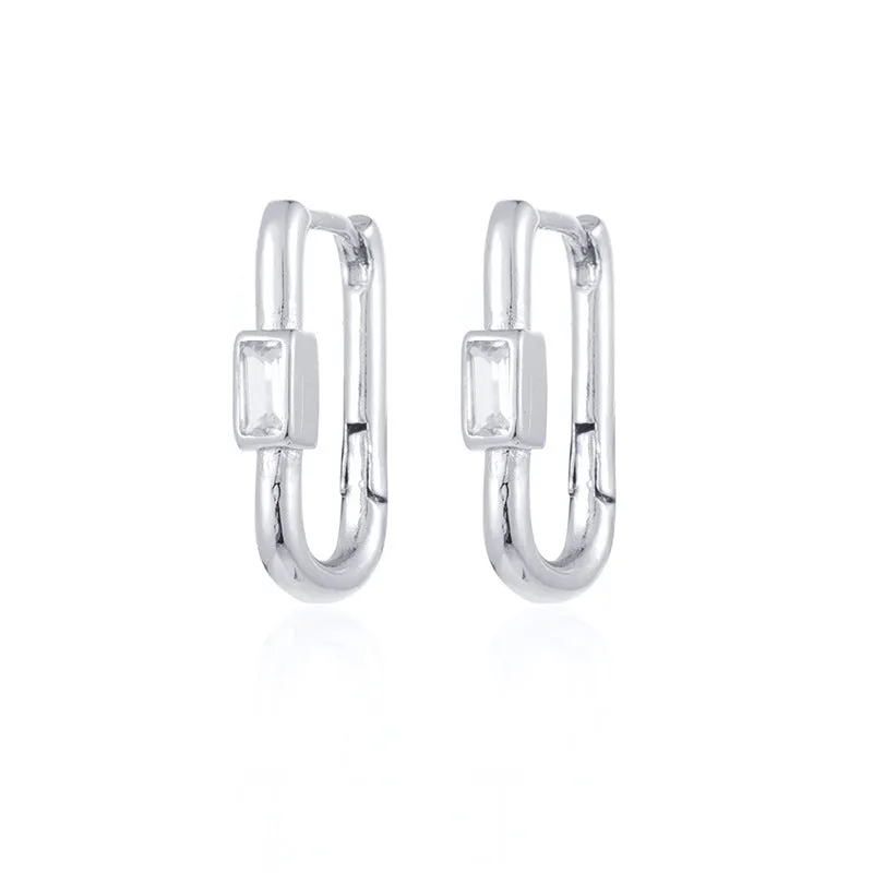 Just Lil Things Silver Drop Earrings JLT12661