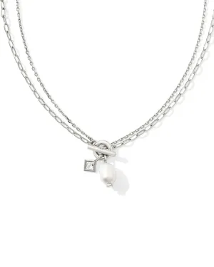 Kendra Scott Eve Multi Chain Necklace With Pearl