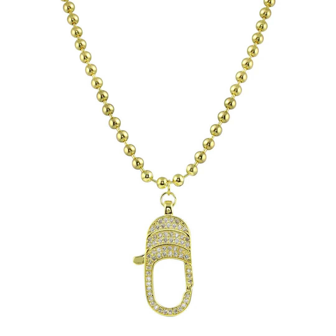 Lobster Clasp Toilet Chain Necklace