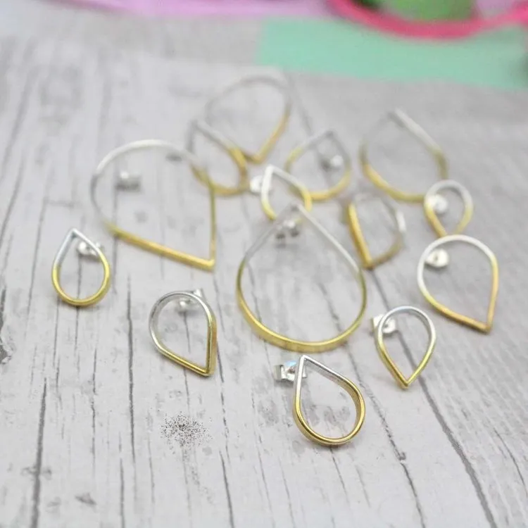Loop Small Topsy Turvy Studs