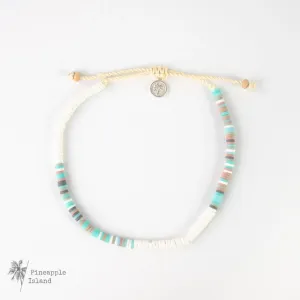 Manu Bay Surfer Anklet | Blue Tonal