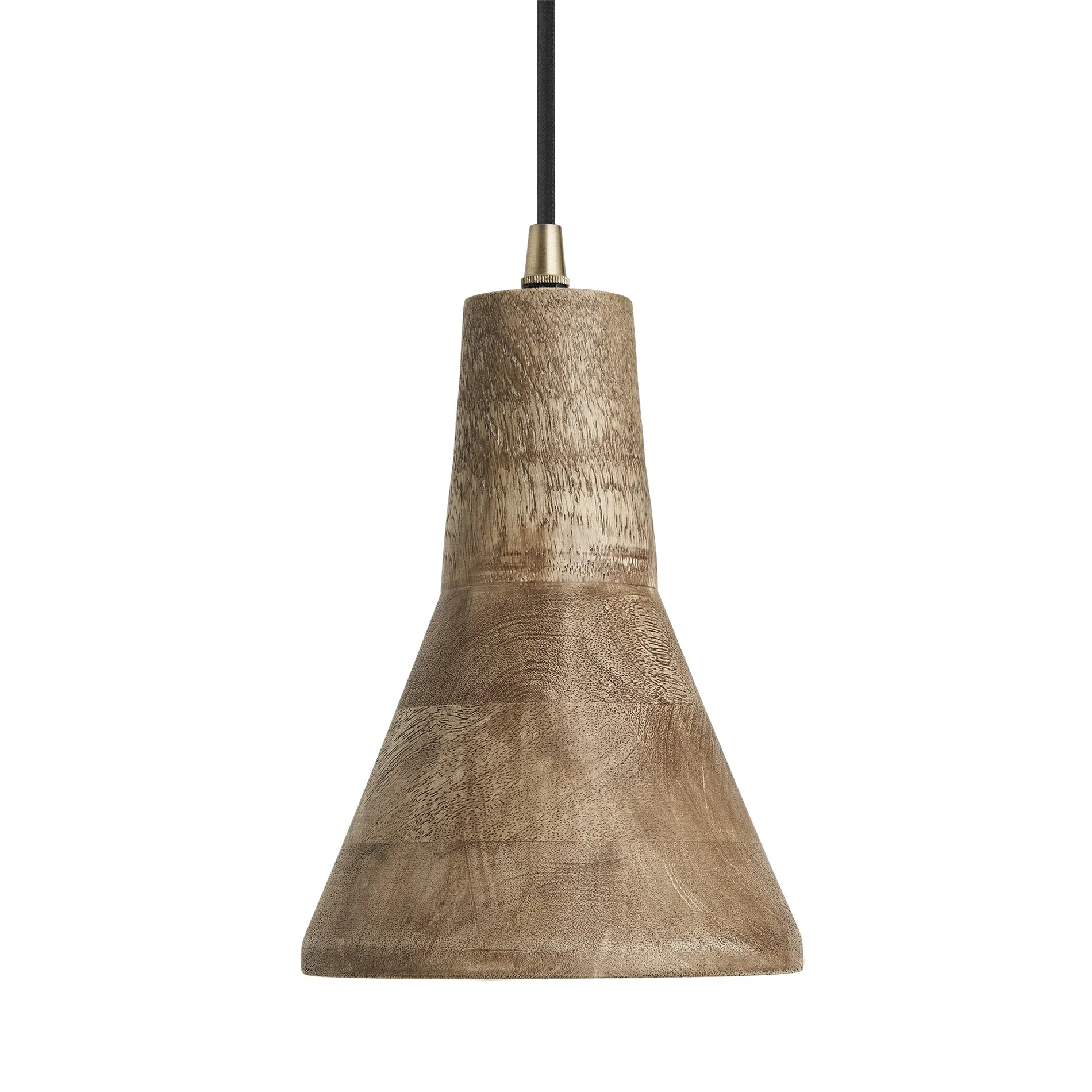 Maribo Wooden Pendant Light - 6 inch - Natural