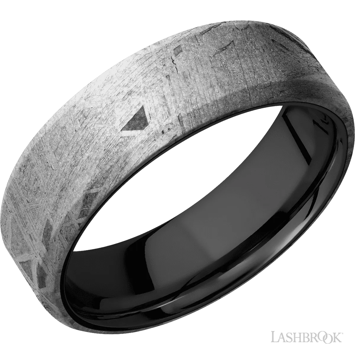 Meteorite with None Finish and Zirconium - 7MM