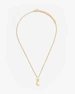 Moon Necklace - Gold