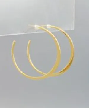 Open Hoop Earrings