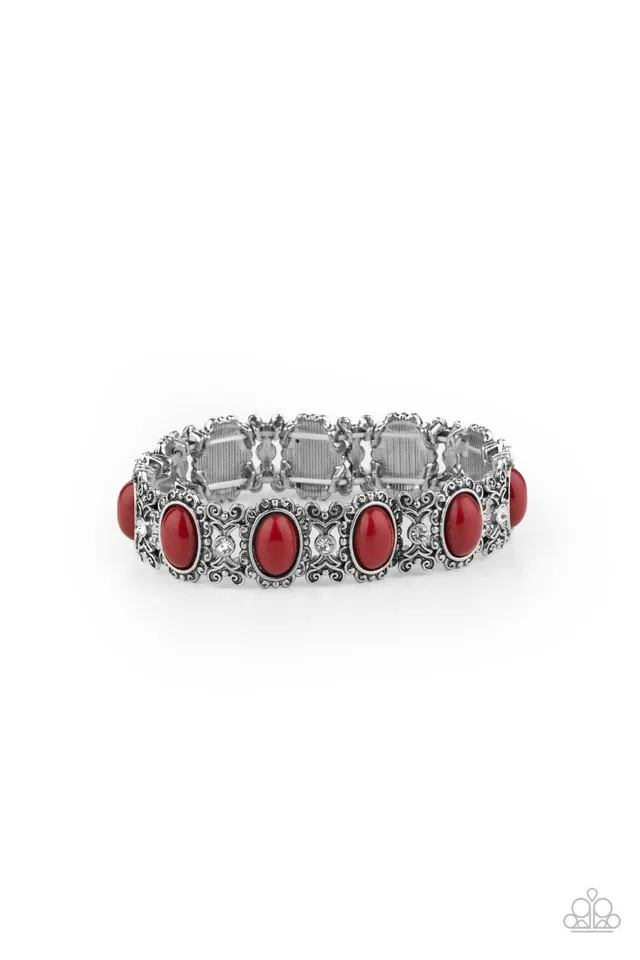 Paparazzi Bracelet ~ A Piece of Cake - Red