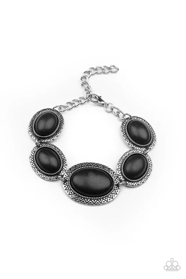 Paparazzi Bracelet ~ MESA Time Zone - Black