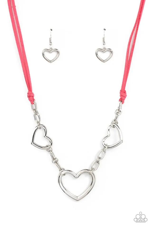 Paparazzi Necklace ~ Fashionable Flirt - Pink