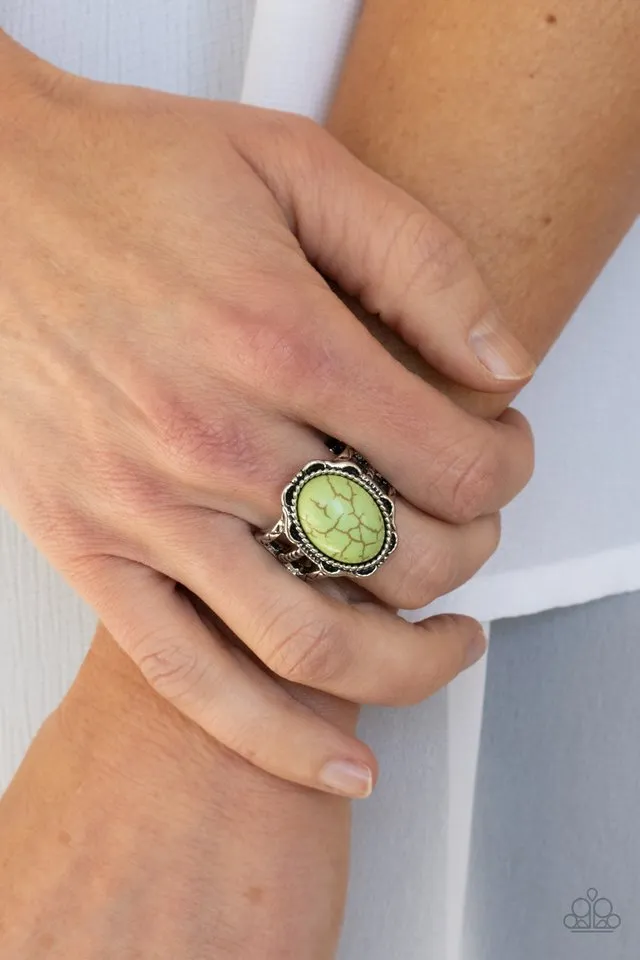 Paparazzi Ring ~ Flowering Dunes - Green