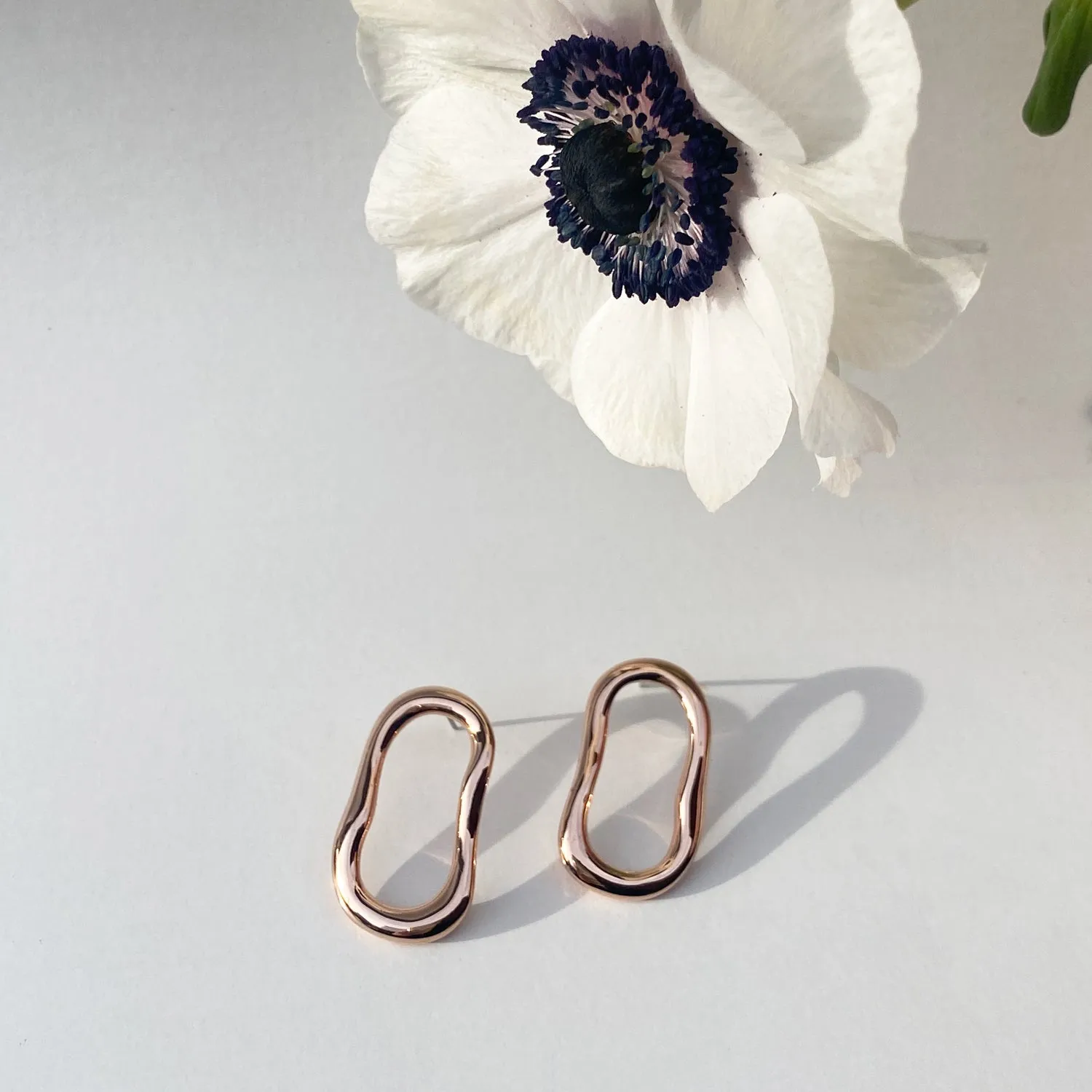 Parker Studs - Rose Gold