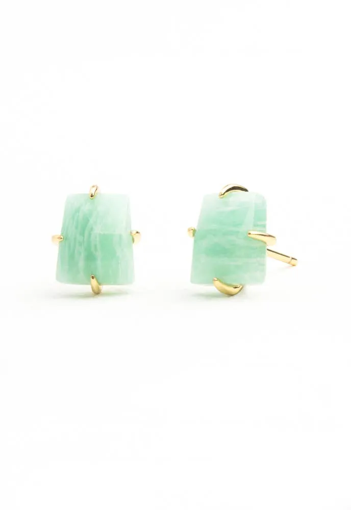 Perfect Studs in Amazonite