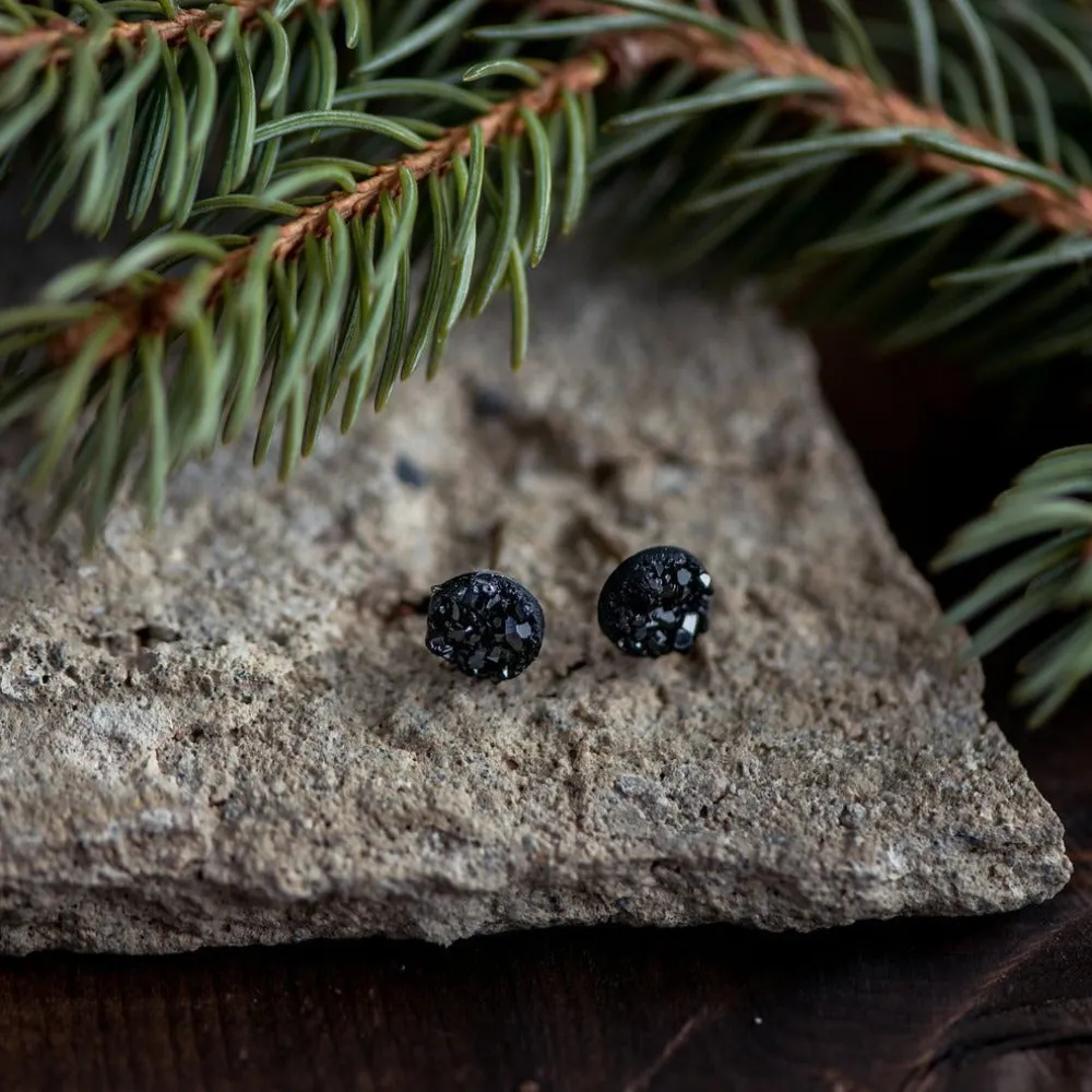 Petite Druzy Studs