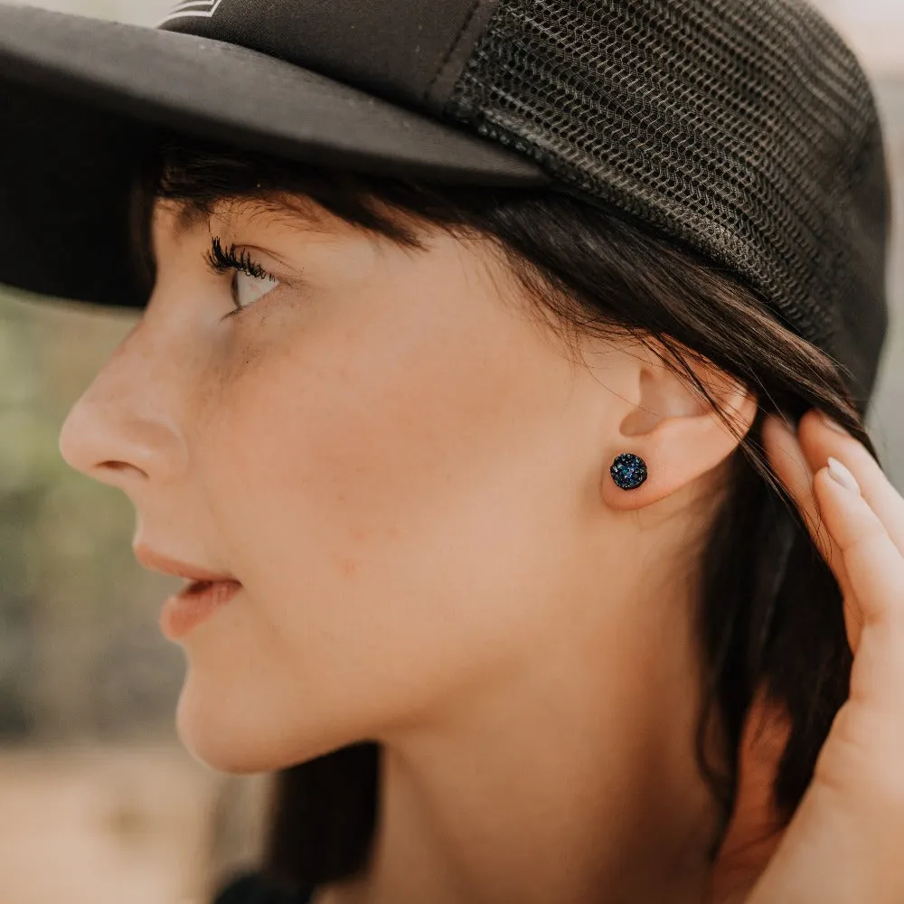 Petite Druzy Studs