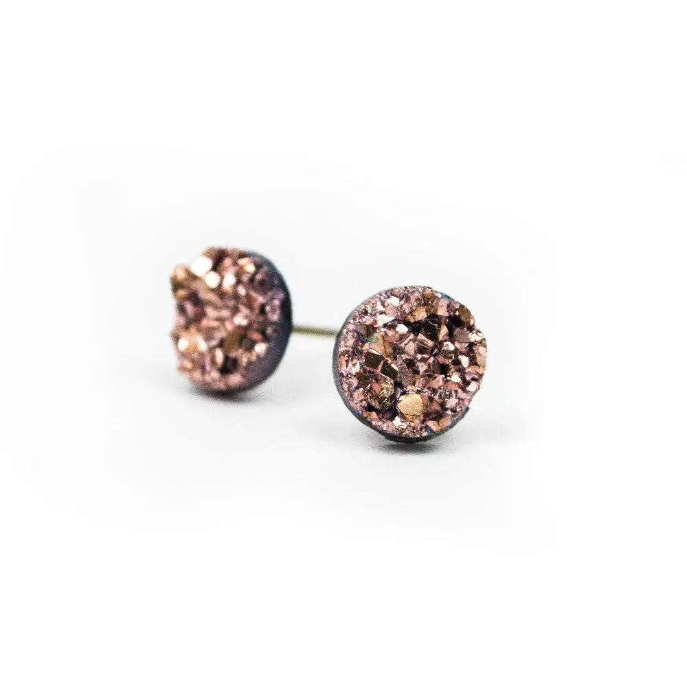 Petite Druzy Studs