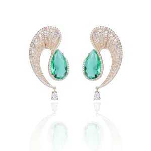Popular Cubic Zirconia CZ Jewelry Earrings for Wedding, Parties, Formals
