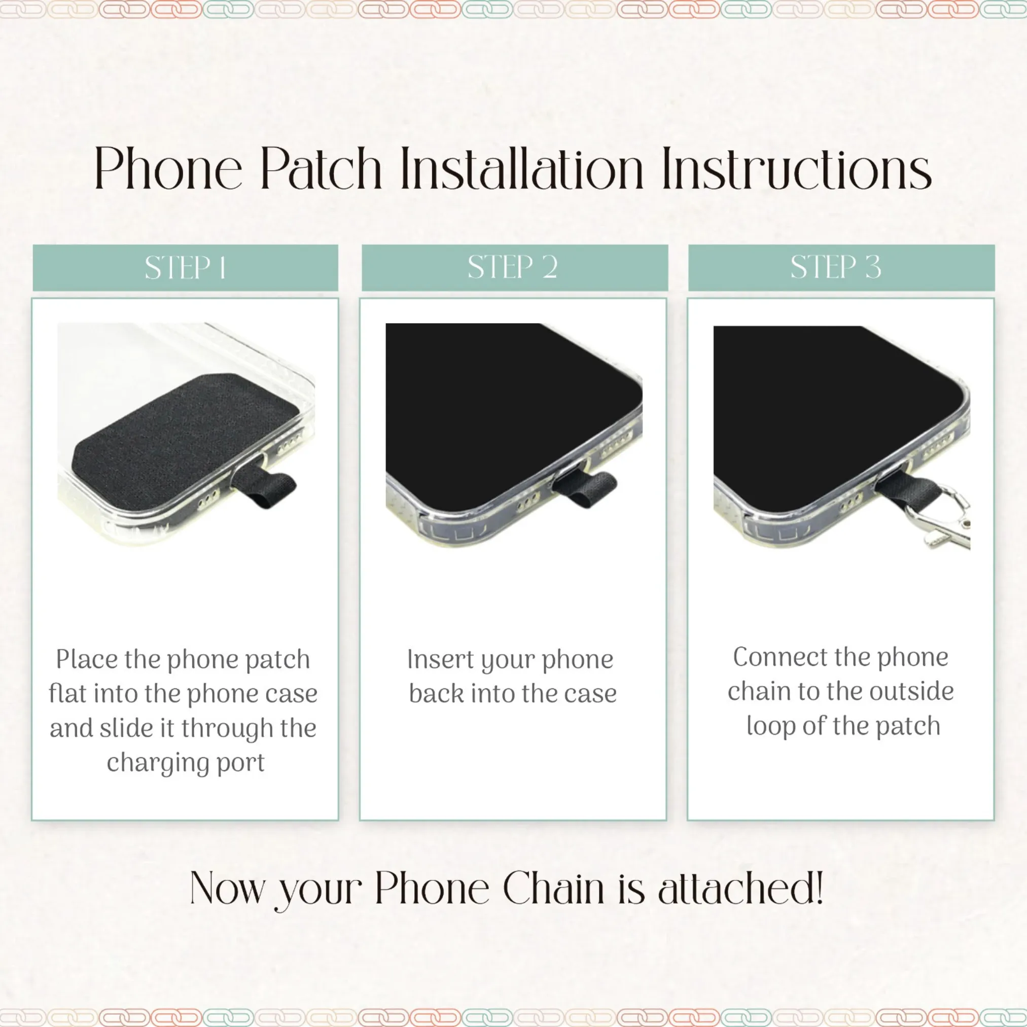 Royal Blue   Gold Crossbody Phone Chain