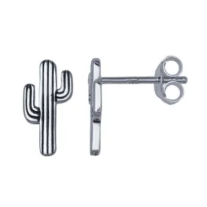 Saguaro Cactus Post Earrings
