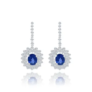 Sapphires & Diamonds Classic Diamonds Earrings