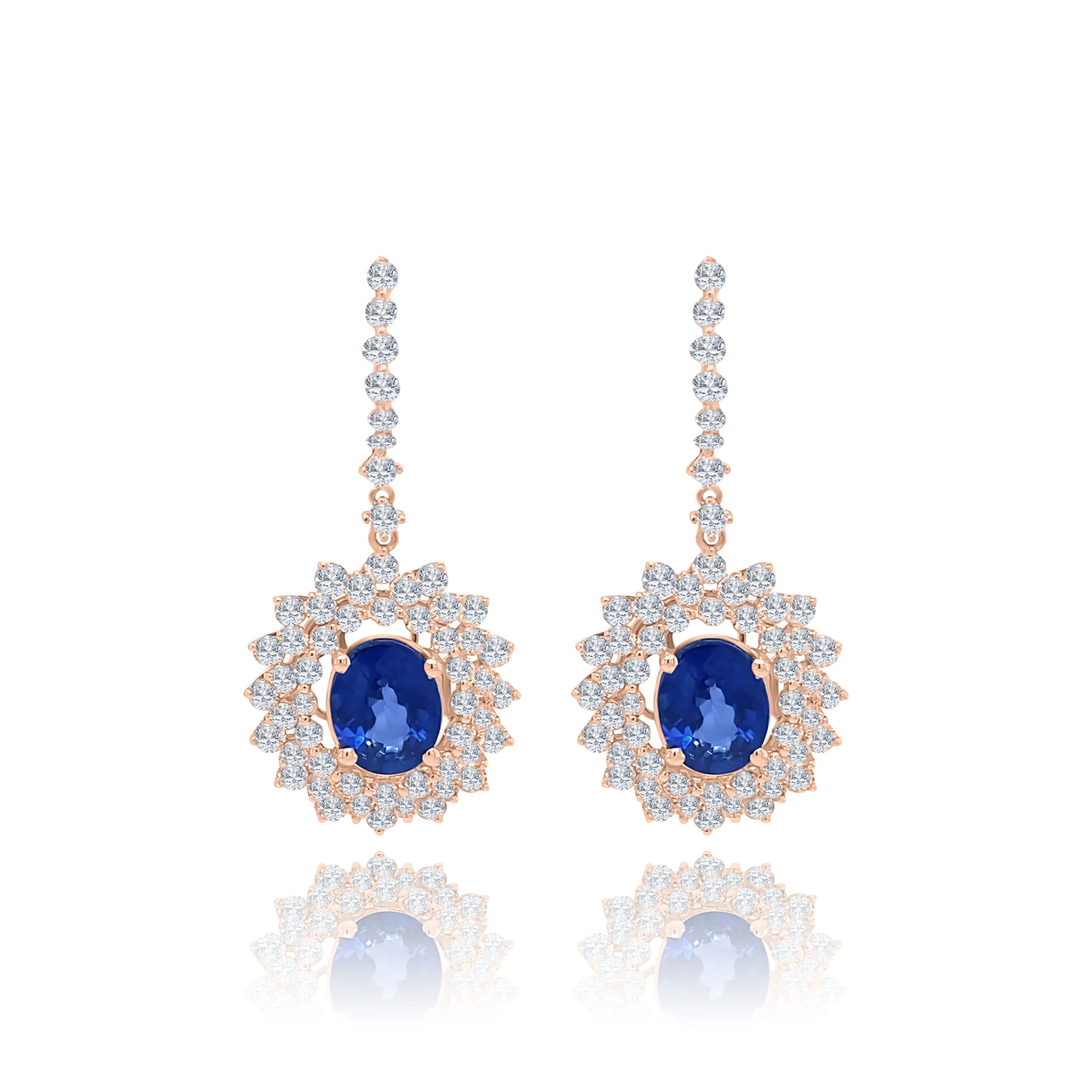 Sapphires & Diamonds Classic Diamonds Earrings