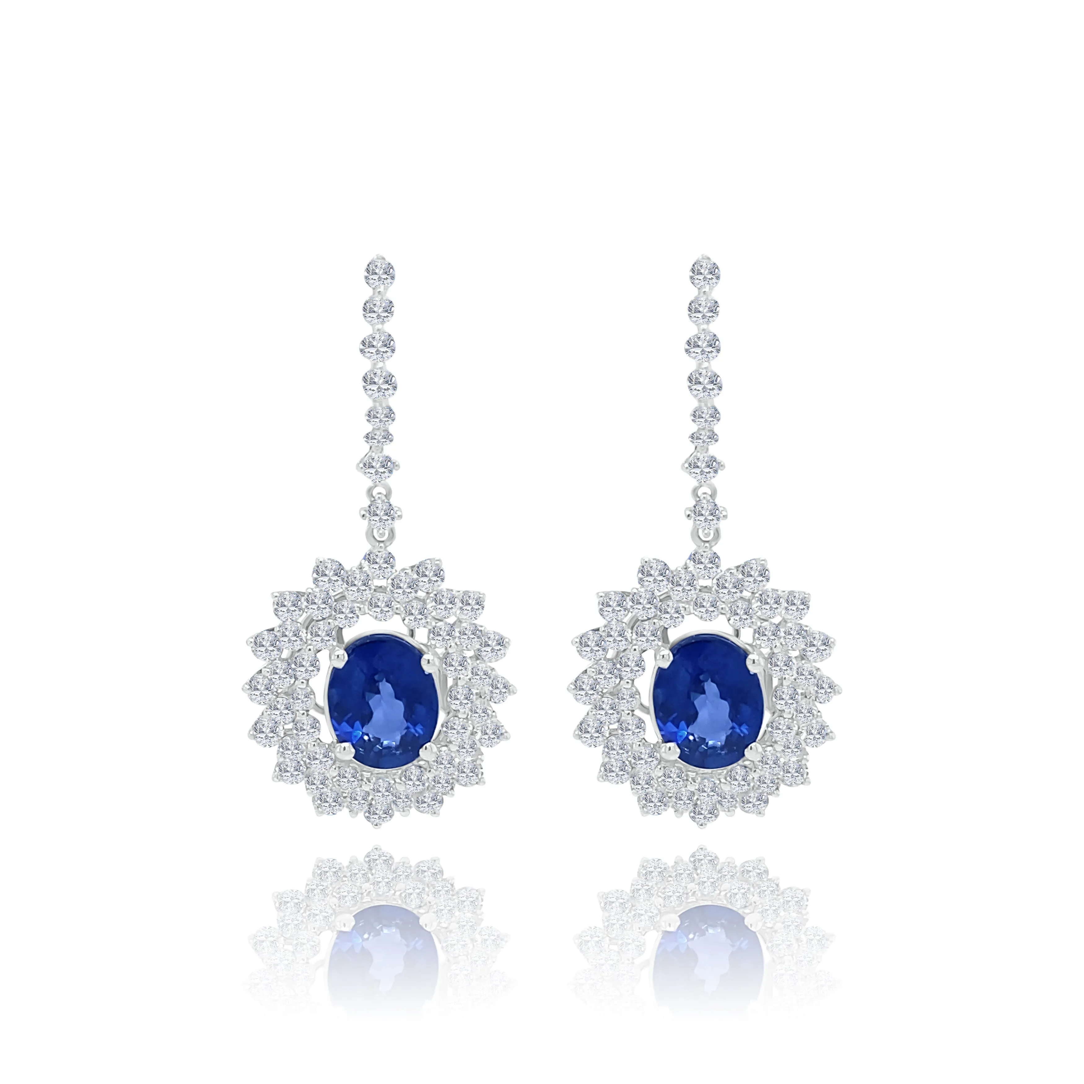 Sapphires & Diamonds Classic Diamonds Earrings