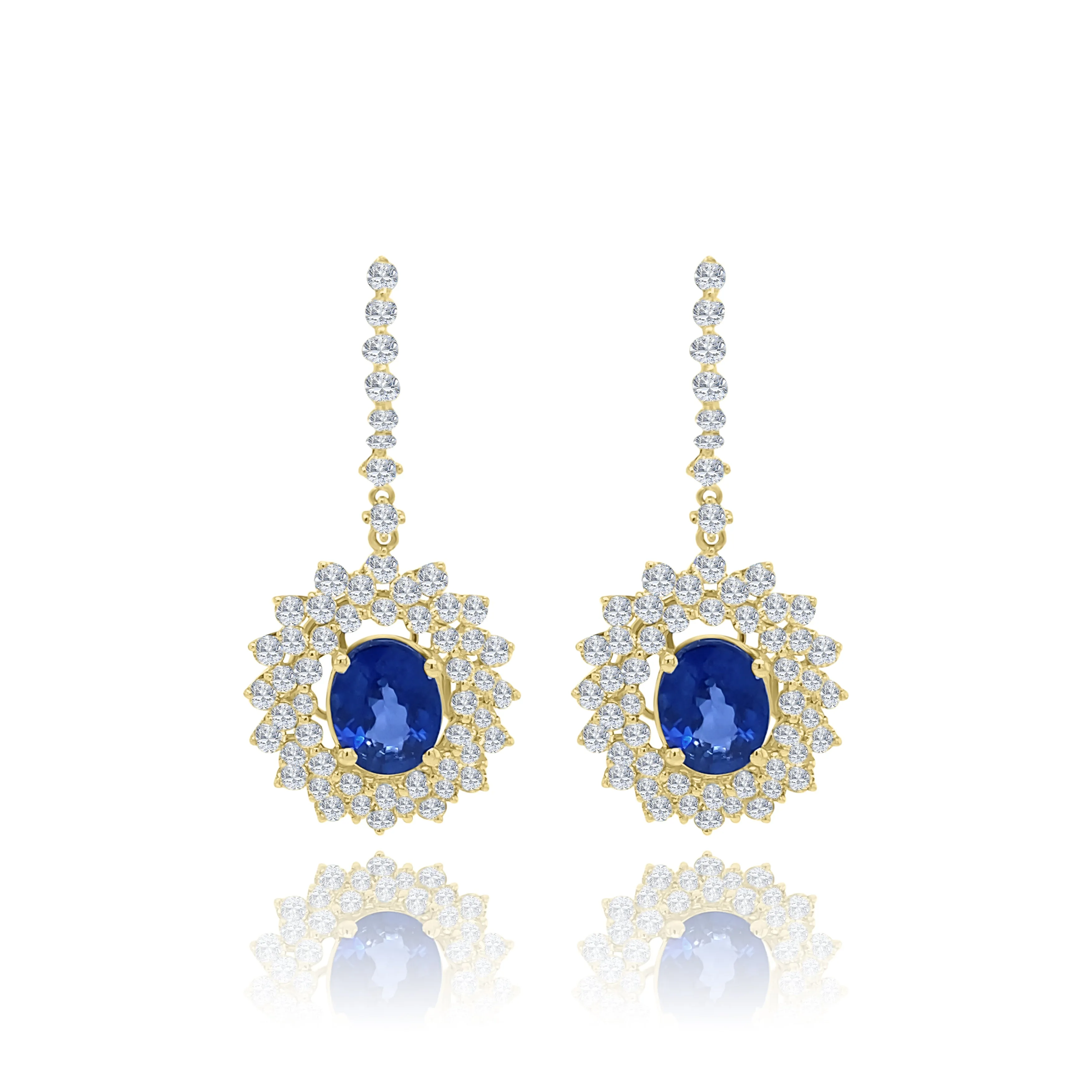 Sapphires & Diamonds Classic Diamonds Earrings