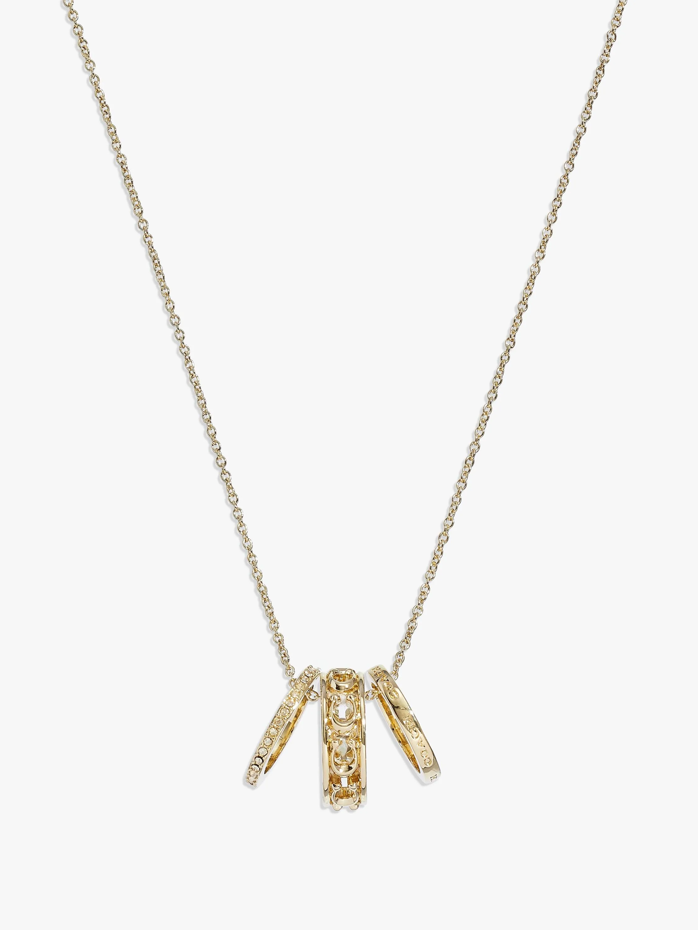 Signature Openwork Pendant Necklace