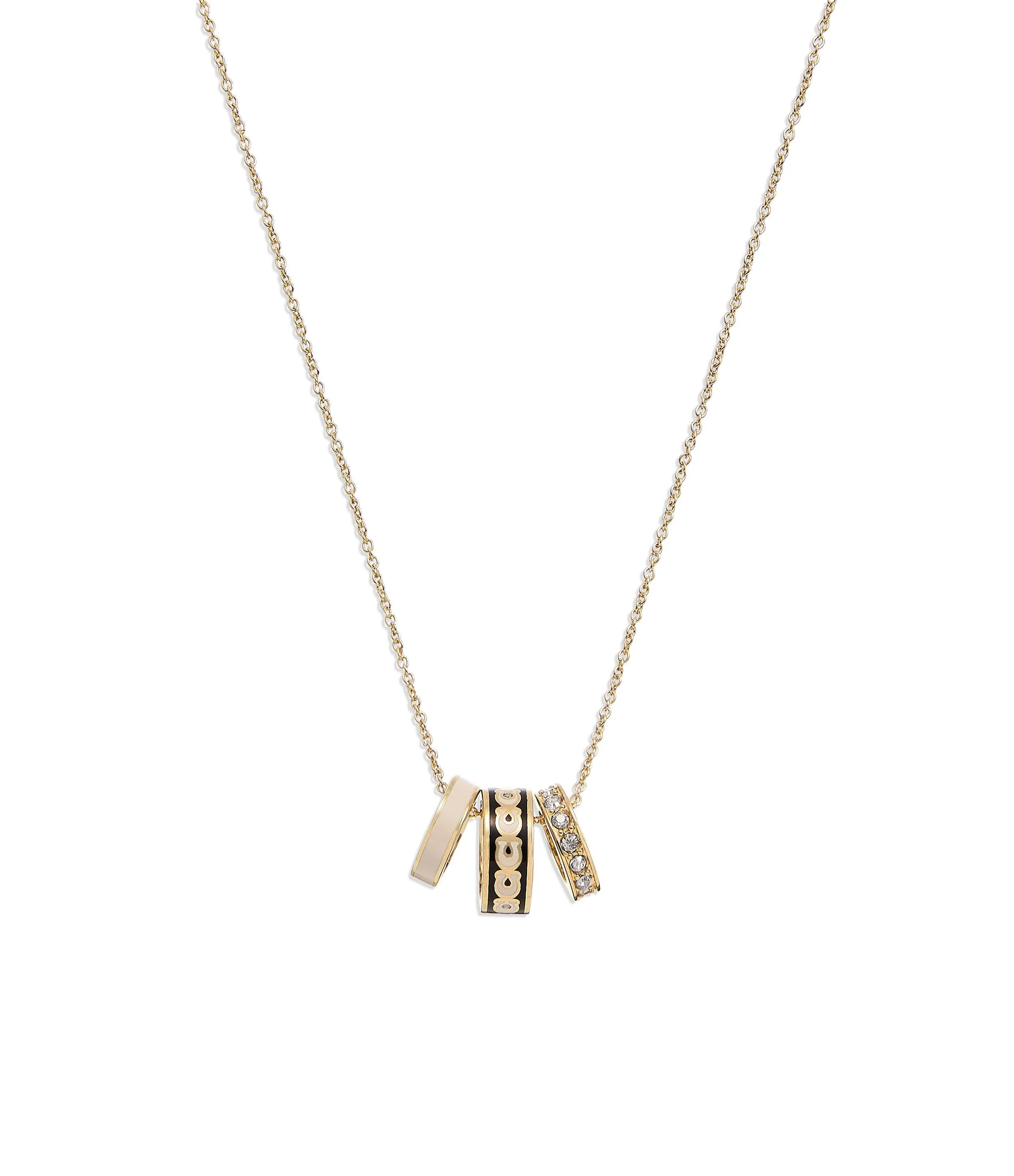 Signature Rondelle Pendant Necklace