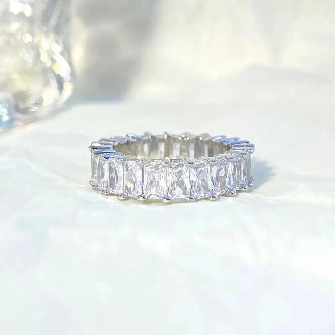 Silver Eternity Band Ring