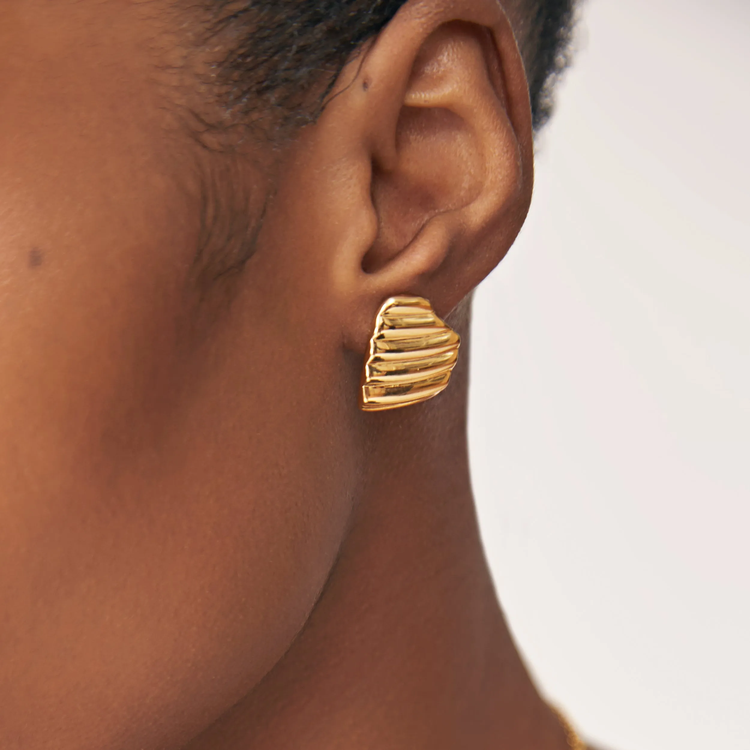Small Sunray Studs - Gold