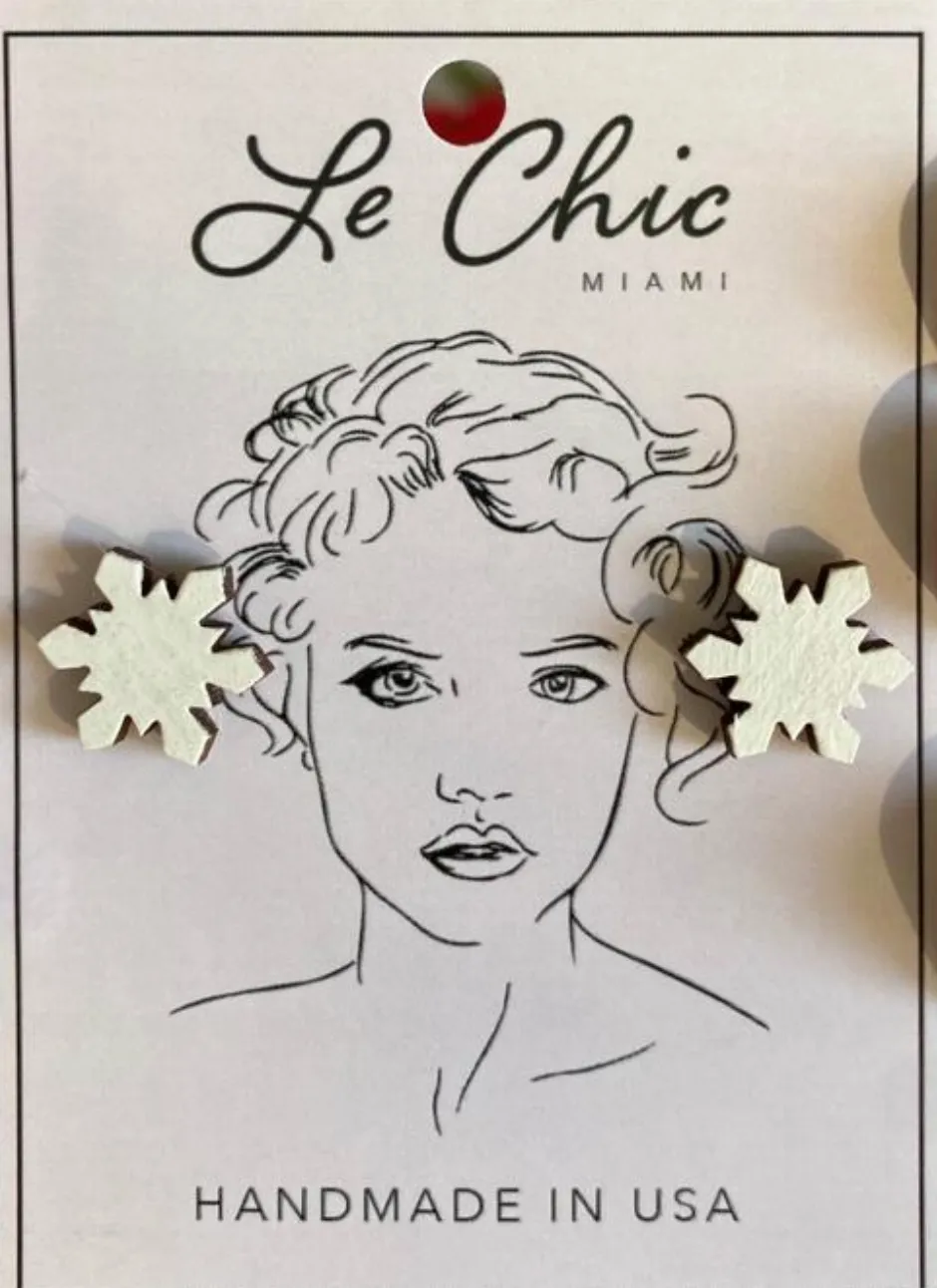 Snowflake Studs