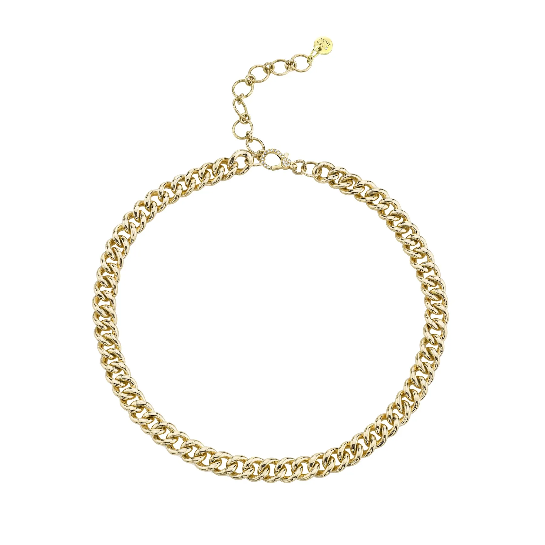 SOLID GOLD MINI LINK ANKLET