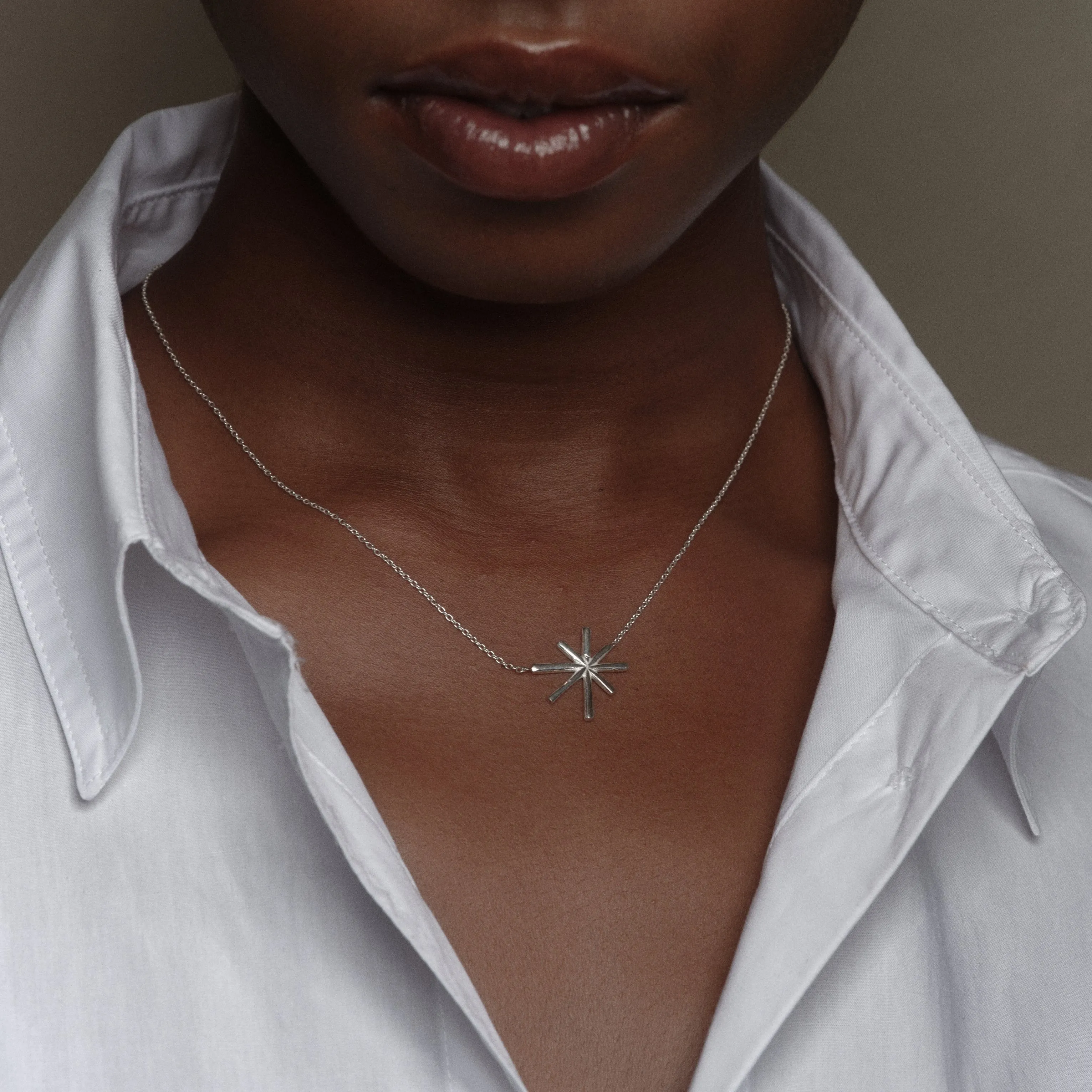 Sterling Silver Mira Necklace