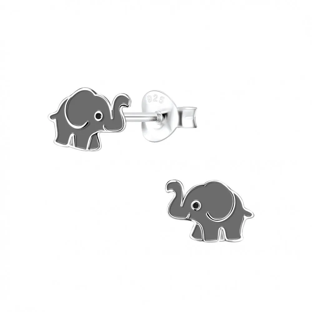 Sterling Silver Studs - Elephant