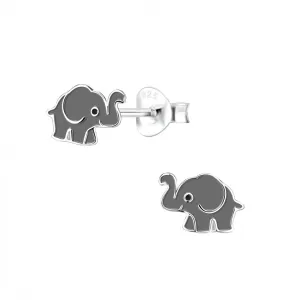 Sterling Silver Studs - Elephant