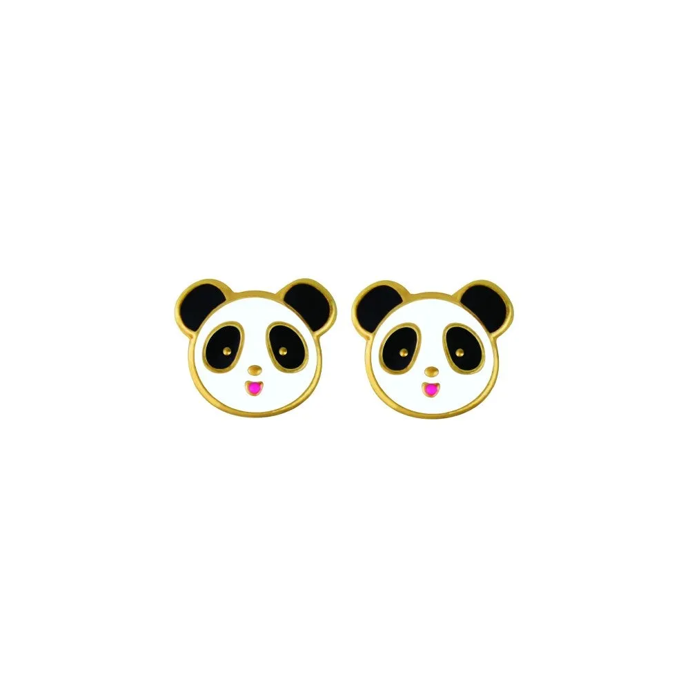 Sterling Silver Studs - Panda
