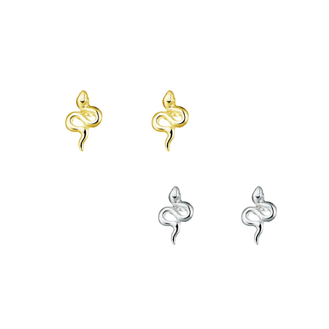 Sterling Silver Studs - Snake*