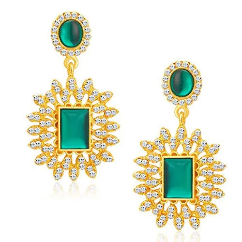 Sukkhi Exquitely Gold Plated AD Necklace Set for Women