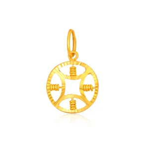 TAKA Jewellery 916 Gold Pendant Coin