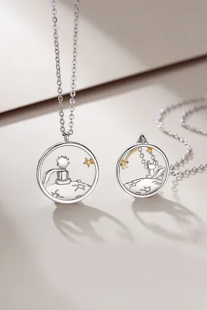 TastyHottie - Little Prince & Little Fox Couple Necklace