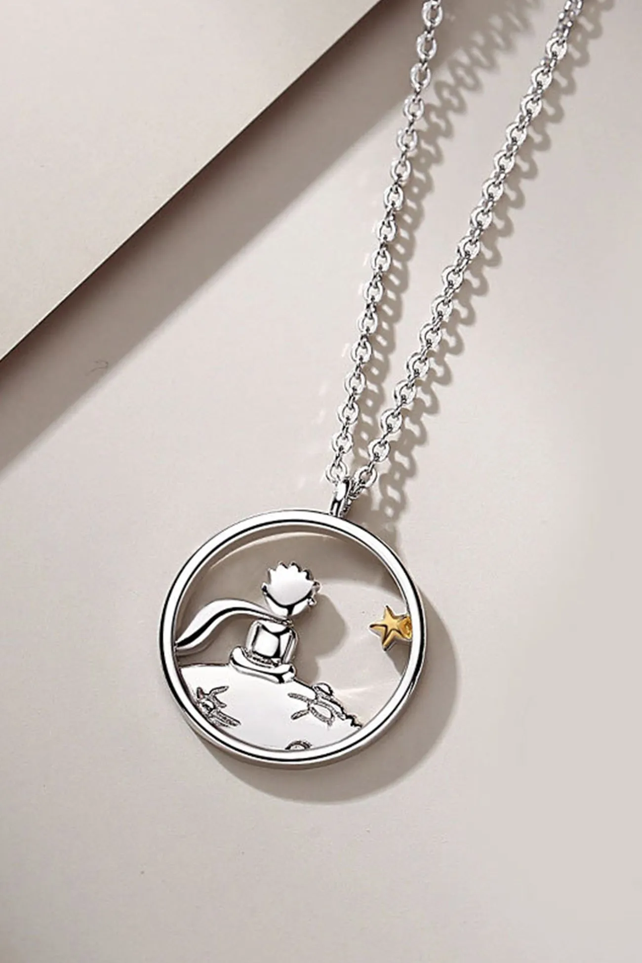 TastyHottie - Little Prince & Little Fox Couple Necklace