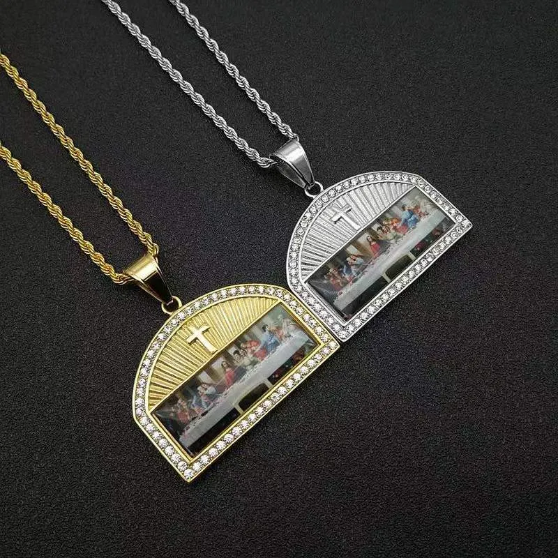 The Last Supper Oil Painting Pendant