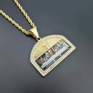 The Last Supper Oil Painting Pendant