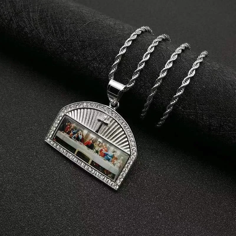 The Last Supper Oil Painting Pendant