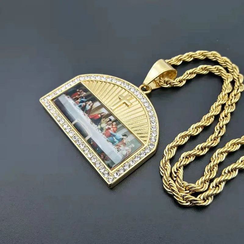 The Last Supper Oil Painting Pendant