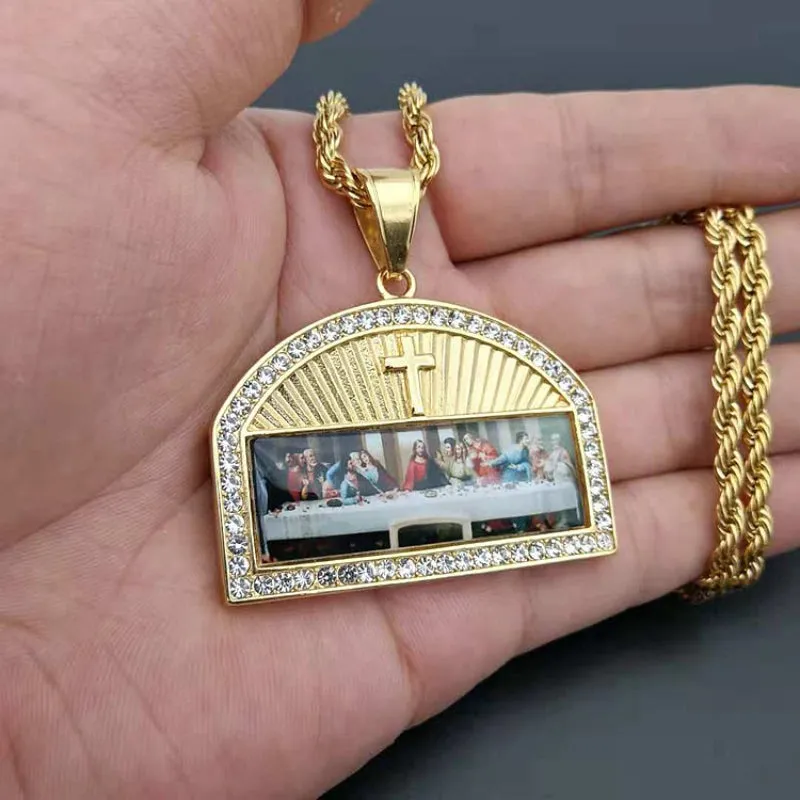 The Last Supper Oil Painting Pendant