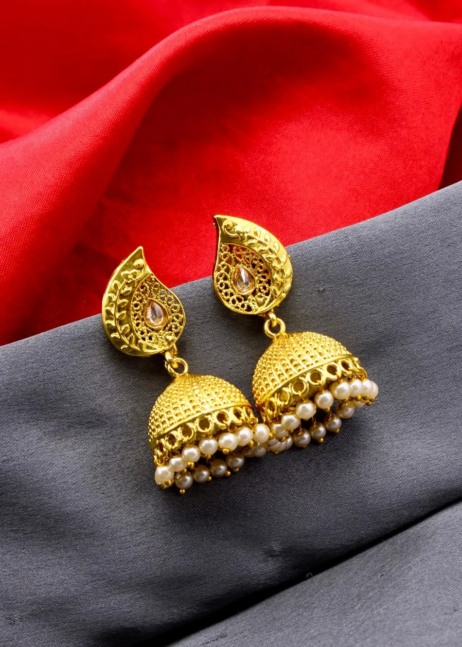 TRENDY DESIGNER JHUMKI EARRINGS