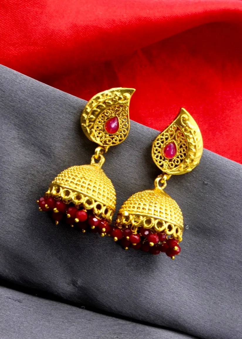 TRENDY DESIGNER JHUMKI EARRINGS